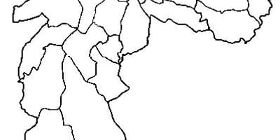 Peta dari Pirituba-Jaraguá sub-prefektur Sao Paulo