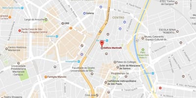 Peta dari Prédio Martinelli