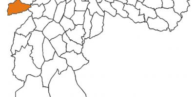 Peta dari Raposo Tavares kabupaten