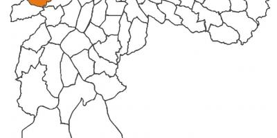 Peta dari Rio Pequeno kabupaten