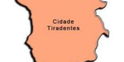 Peta dari Tiradentes sub-prefektur